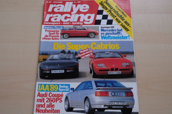 Deckblatt Rallye Racing (20/1989)